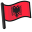 Albania Flag pointer cursor