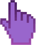Amethyst Pixel pointer cursor