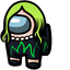 Billie Eilish Crewmate pointer cursor