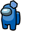 Diamond Sparkle Crewmate pointer cursor