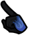 Blue Flame Crewmate default cursor