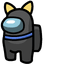 Chococat Crewmate pointer cursor