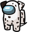 Dalmatian Crewmate pointer cursor