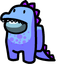 Dino Crewmate pointer cursor