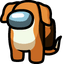 Dog Crewmate pointer cursor