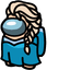 Snow Queen Crewmate pointer cursor