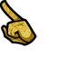 Gold Glitter Crewmate default cursor