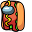 Hot Dog Crewmate pointer cursor