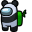 Panda Crewmate pointer cursor