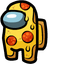 Pizza Crewmate pointer cursor