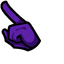 Purple BTS Crewmate default cursor
