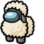 Sheep Crewmate pointer cursor