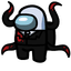 Slenderman Crewmate pointer cursor