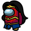 Wonder Woman Crewmate pointer cursor