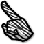 Zebra Stripe Crewmate default cursor
