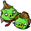 Punk Rock Cursor Pack - Angry Birds Green Day pointer cursor