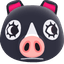 Agnes Pig pointer cursor