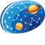Astronomer Galaxy pointer cursor