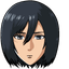 Mikasa Ackerman pointer cursor