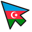Azerbaijan Flag default cursor
