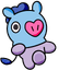 BTS BT21 Mang - Custom Cursor Pack default cursor