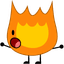 Fiery Cursor Pack - Battle for Dream Island Theme pointer cursor