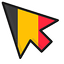 Belgium Flag default cursor