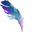 Bird Feather pointer cursor