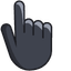 Charcoal pointer cursor