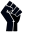 Solidarity Fist pointer cursor