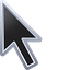Black Chrome default cursor