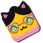 Cute Cursor Pack - Blooket Cat with Heart Glasses pointer cursor