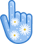 Blue Chamomile pointer cursor