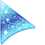 Blue Ocean Glitter default cursor