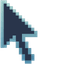 Blue Ocean Pixel default cursor
