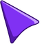 Blue Violet default cursor