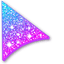 Blue Pink Glitter default cursor
