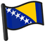 Bosnia and Herzegovina Flag pointer cursor