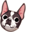 Boston Terrier pointer cursor