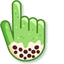 Bubble Tea pointer cursor