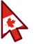Maple Canada default cursor