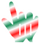 Peppermint Stripe pointer cursor