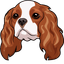 Cavalier Spaniel pointer cursor