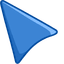 Cerulean Blue default cursor
