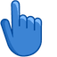Cerulean Blue pointer cursor