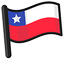 Chile Flag pointer cursor
