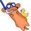Dachshund Dog default cursor