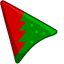 Christmas Green Red default cursor