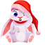 Christmas Bunny pointer cursor