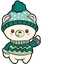 Polar Bear Cozy pointer cursor